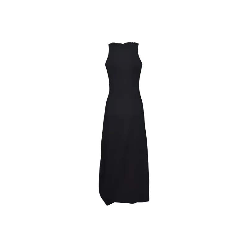 Lemaire Twisted Hem Dress 'Black'-1