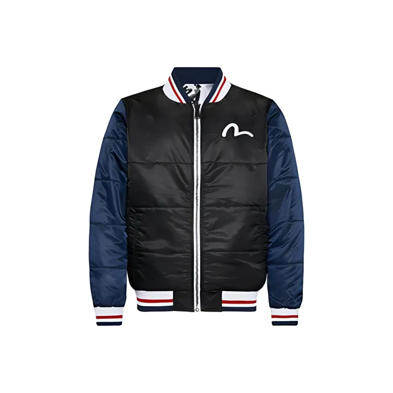 EVISU Loose Fit Moderate Reversible Jacket Men's Multicolor-3