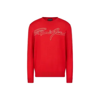 EMPORIO ARMANI Sweaters Men Red