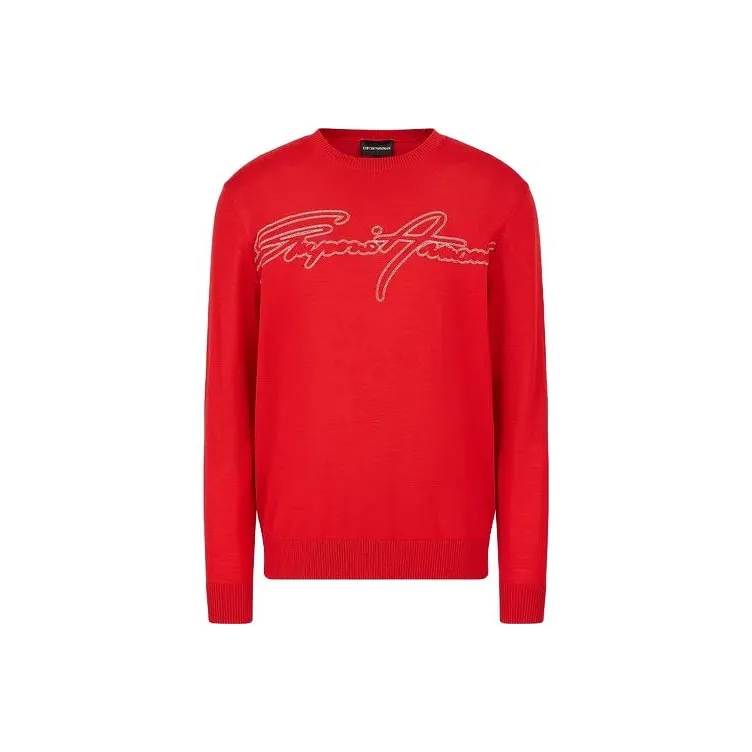 EMPORIO ARMANI Sweaters Men Red-0