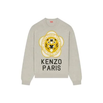 KENZO Logo Embroidered Crewneck Sweater