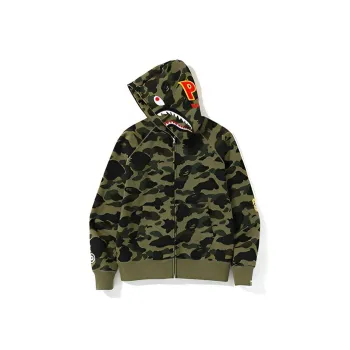A BATHING APE 1st Camo Shark Full Zip Hoodie