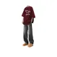 Burgundy[Comes with Jeans]
