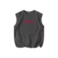 [100% cotton Skin-Friendly]Dark Gray (Tf Striped Center Logo)