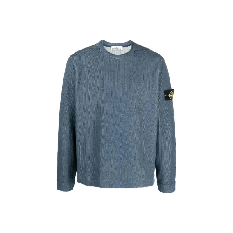 STONE ISLAND Sweater Men's Gray Blue-0