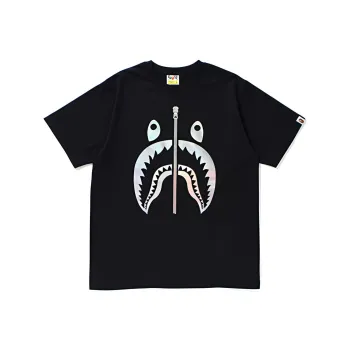 A BATHING APE Hologram Shark Tee