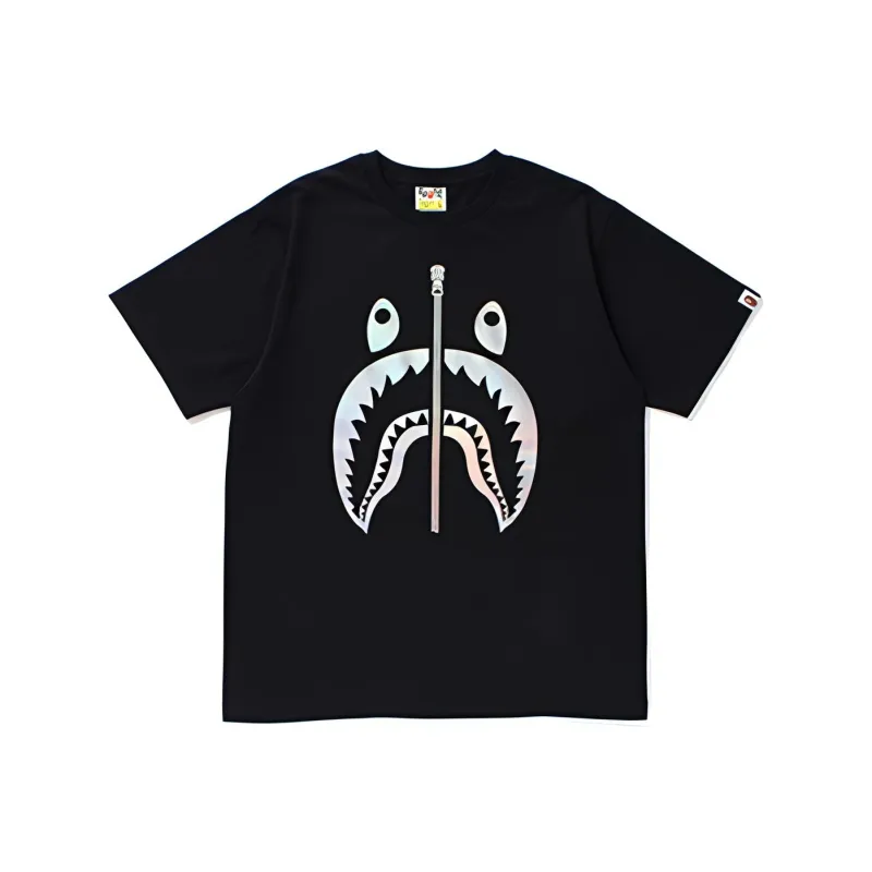 Bape Hologram Shark Tee-0