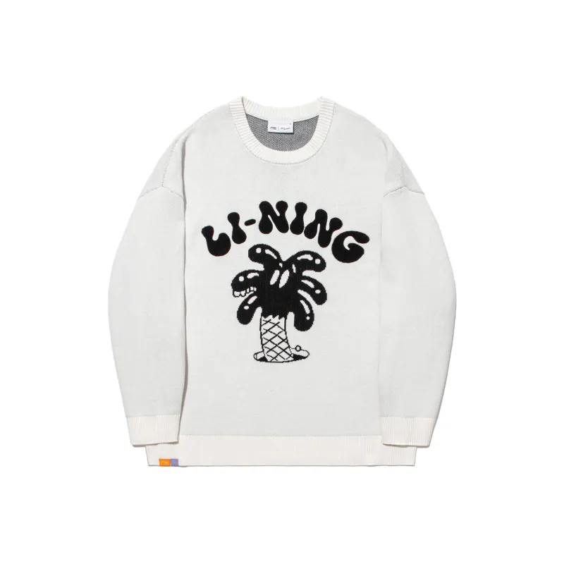 LiNing Knitwear Men's Black White-0