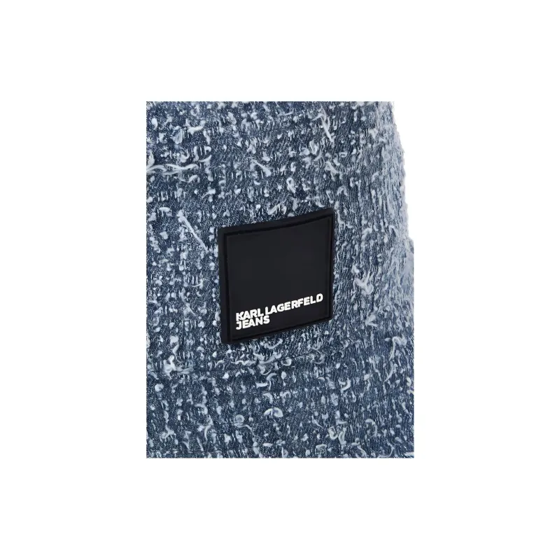 KARL LAGERFELD Jeans Bouclé Denim Bucket Hat-2