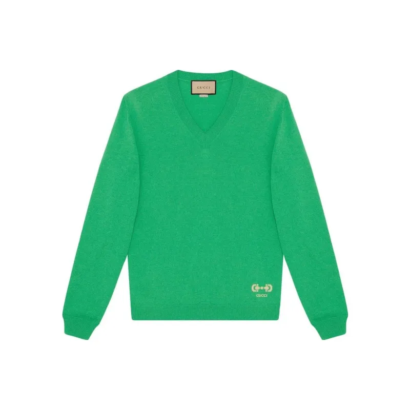 GUCCI Horsebit detail Sweater-0