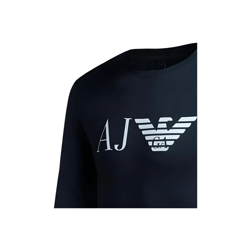ARMANI JEANS T Shirts Men Navy Blue-1