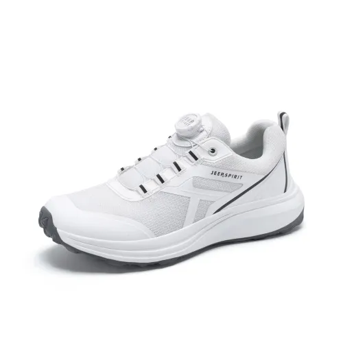 JEEP SPIRIT Cushioning, Lightweight, Breathable, Slip Resistant Running Shoes Men's White