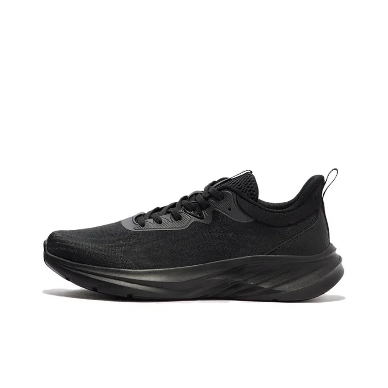 361° Abrasion Resistant Cushioning Low Top Casual Running Shoes Men's Black-0