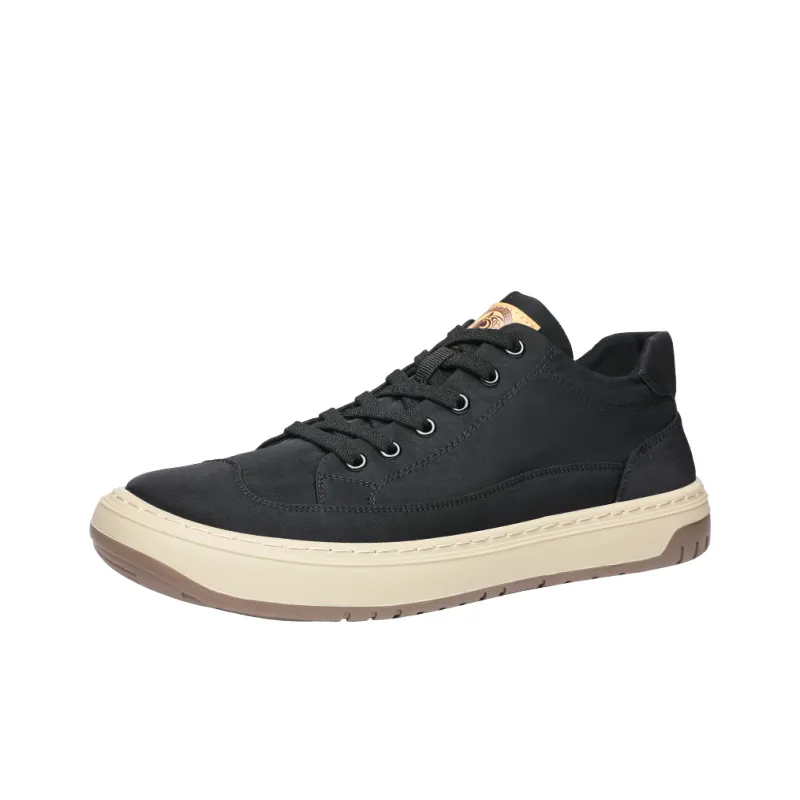 FAPAI Abrasion Resistant Height Increasing Low Top Casual Shoes Men's-0
