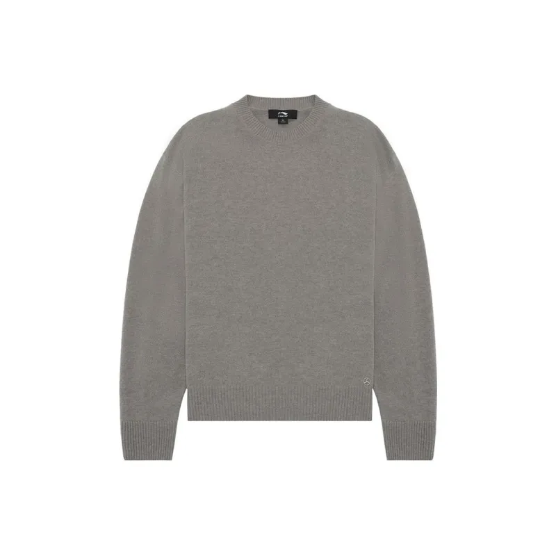 LI NING 1990 Commuter Series Knitwear Men Dawn Gray-0