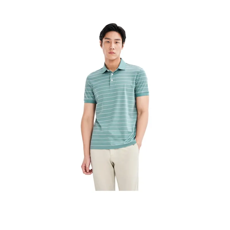GOLDLION Polo Shirt Men's Green-0