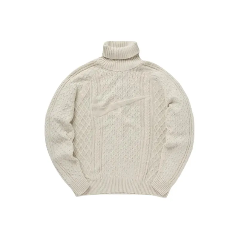 Nike Life Men's Cable Knit Turtleneck Sweater-0
