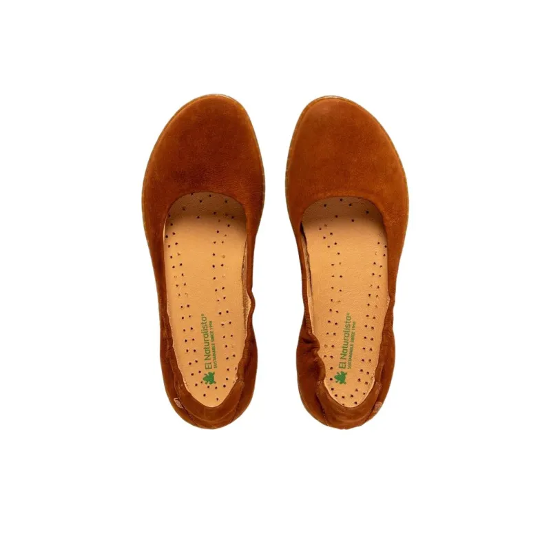 El Naturalista NOBUCK LAVADO Casual Single Shoes Women's Coral-2