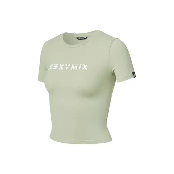 XEXYMIX Yoga T Shirt Women's Pea Green