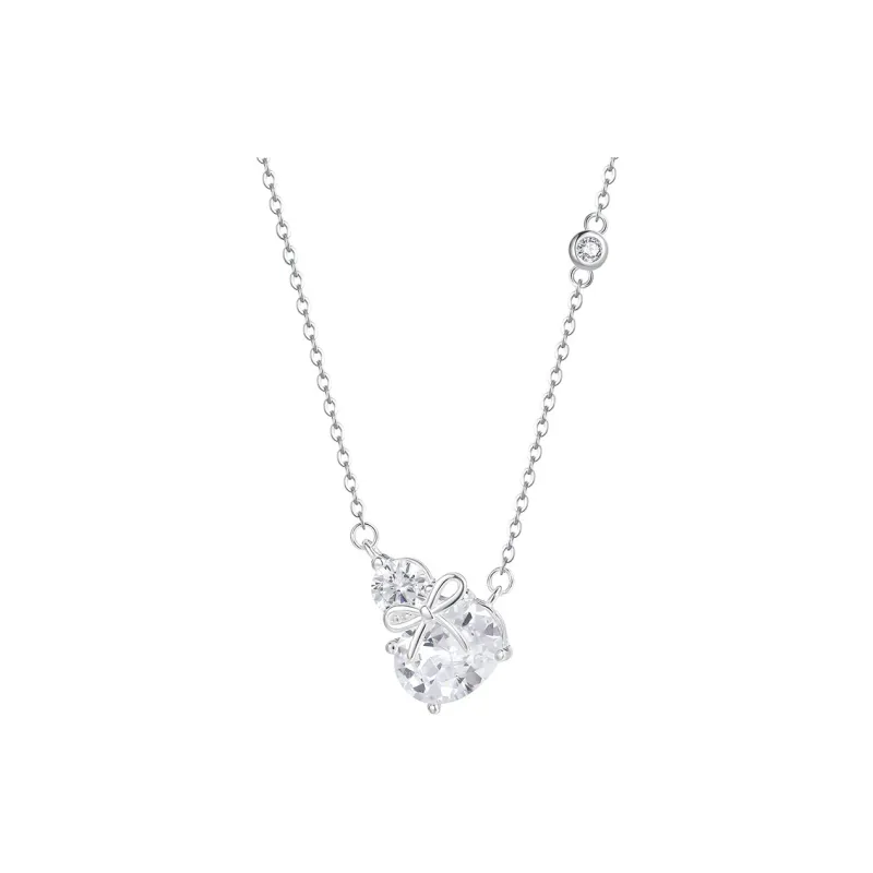 Happy Tide S 999 Fine Silver Necklaces Women's-0
