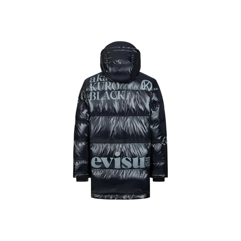 EVISU FW22 Down Jacket Men's Black-1