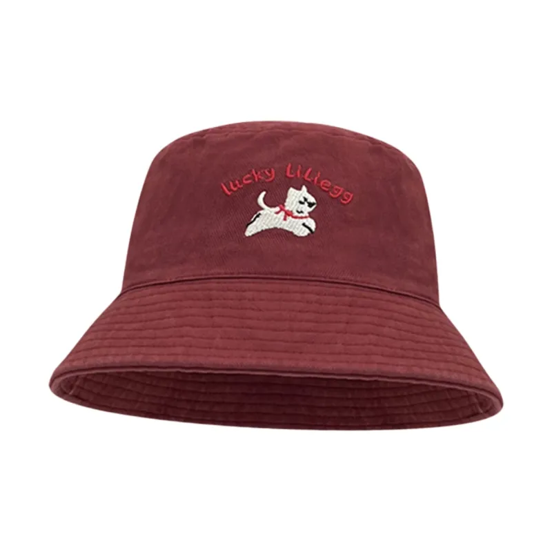 ZKY Cotton, Polyester Bucket Hats Unisex-5