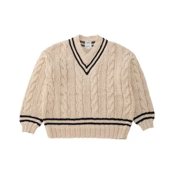 Visvim Cable Knit V Neck Jumper