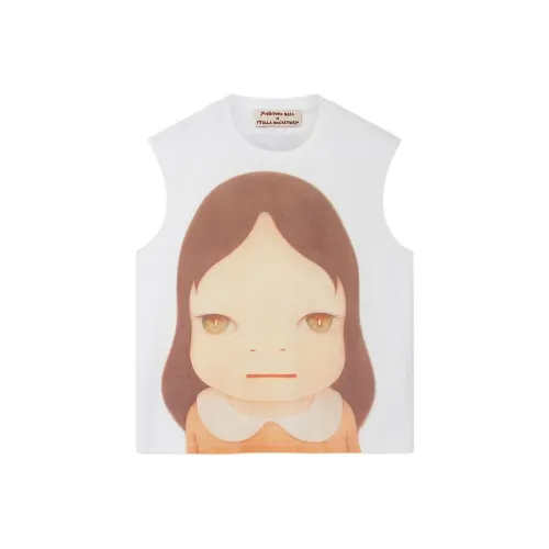 Stella McCartney Tank Top Mit Twins I-Print Tank Tops Unisex White