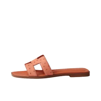 HERMES Oran Slip Resistant Slide Slippers Women's Earthy Orange