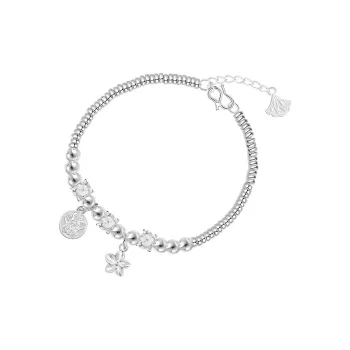 Adorned With Hearts 999 Fine Silver Bracelets Women's