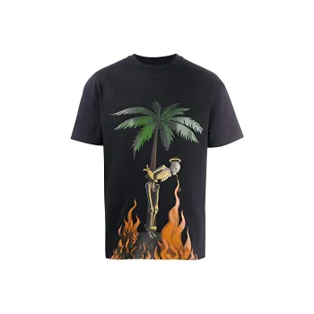 PALM ANGELS T Shirts Men Black
