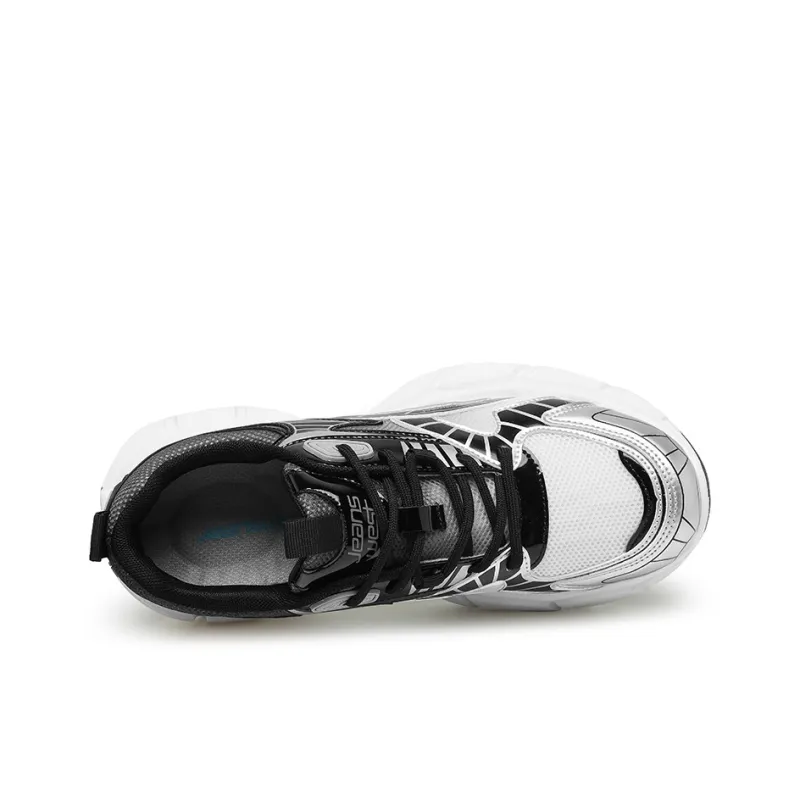 JEANSWEST Rattlesnake Collection Slip Resistant Low Top Chunky Sneakers Unisex-10
