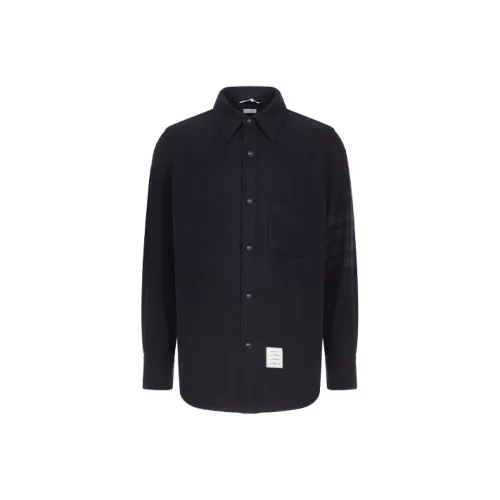 THOM BROWNE Double Face Knit 4 Bar Shell Top