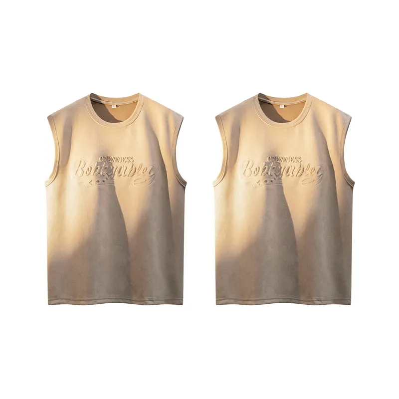 BOBBY ABLEY Loose Fit Casual Crew Neck Moisture Wicking Heavyweight Sleeveless Tank Top Unisex-23