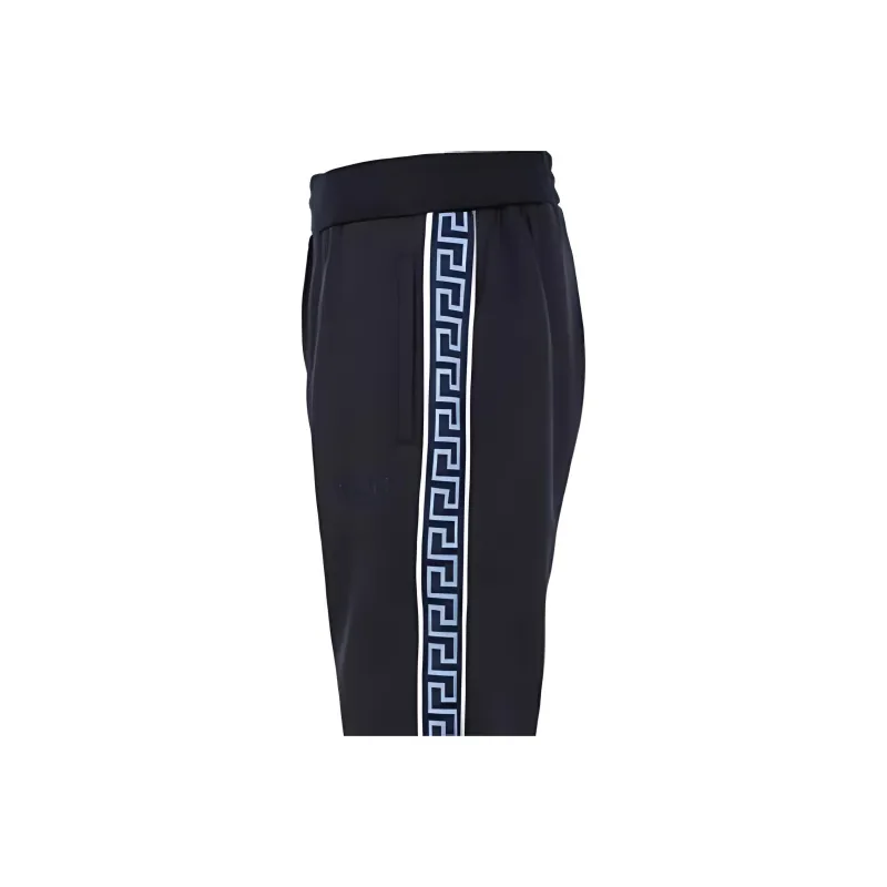 VERSACE Knitted Sweatpants Men Dark Blue-3
