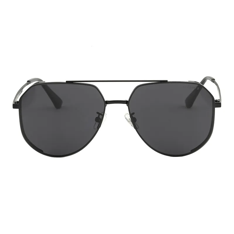 NAVIGARE Plate Frame Aviator Sunglasses Unisex-4
