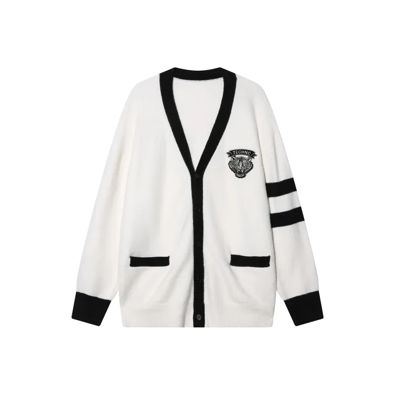 TCH FW23 Knit Cardigans Unisex White-0