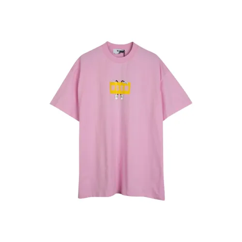 MSGM T Shirts Men Pink