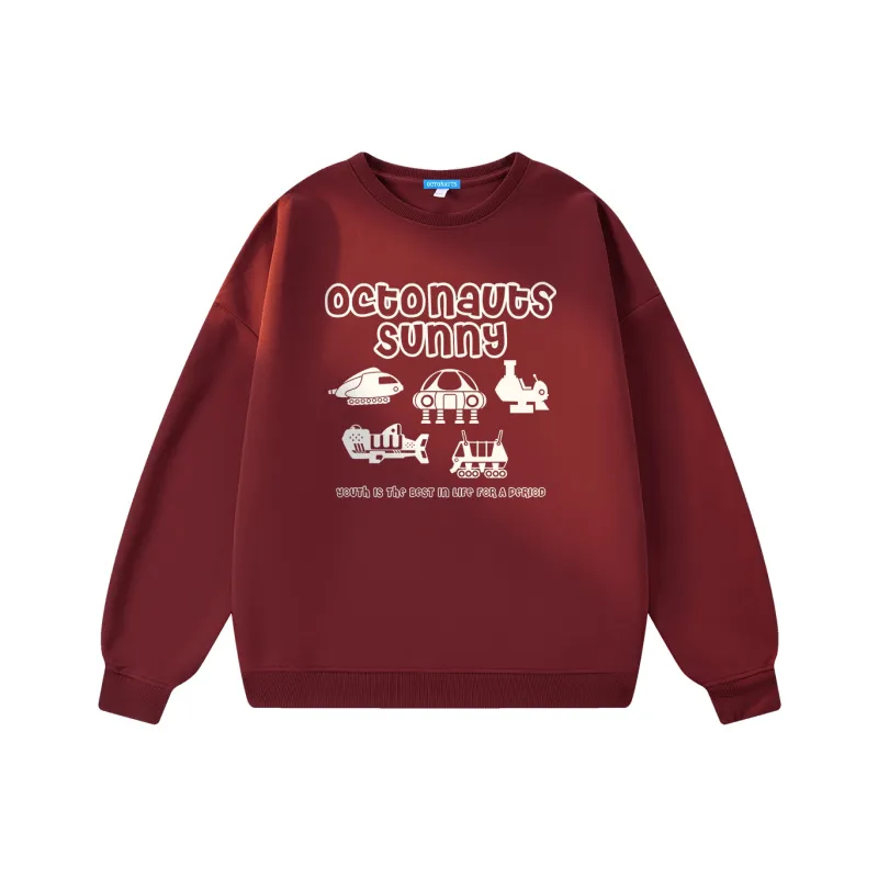 Small Columns Under The Sea Sweatshirt Unisex-12