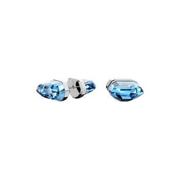 Swarovski Lucent Rhodium Plated Stud Earrings Women's