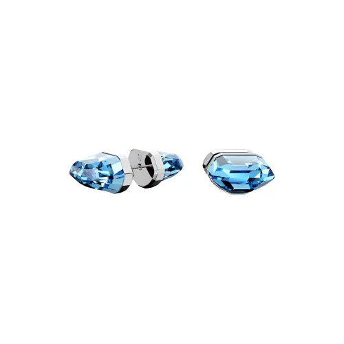 Swarovski Lucent Rhodium Plated Stud Earrings Women's