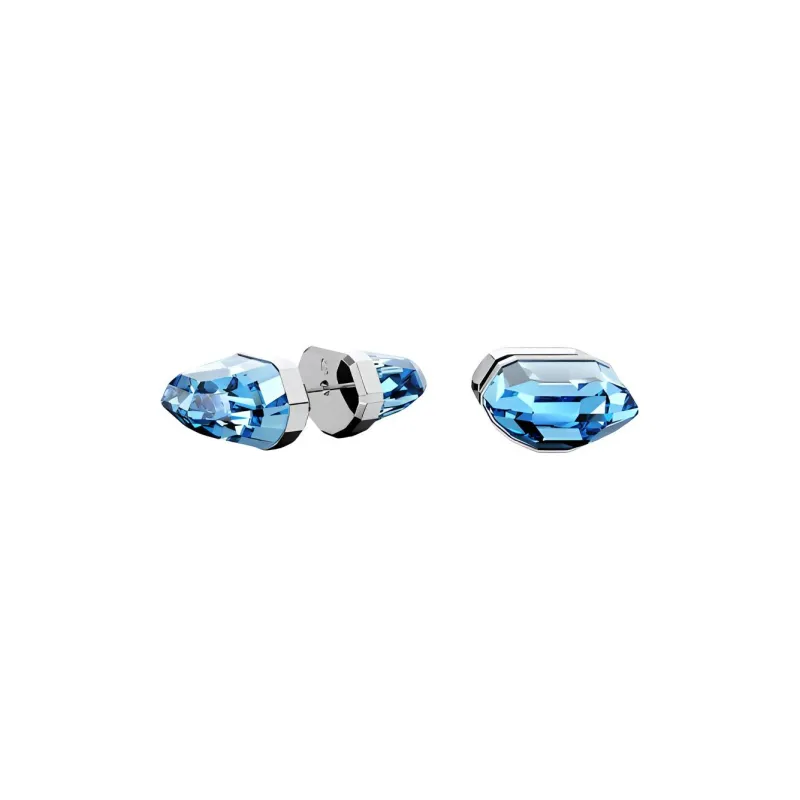 Swarovski Lucent Rhodium Plated Stud Earrings Women's-0