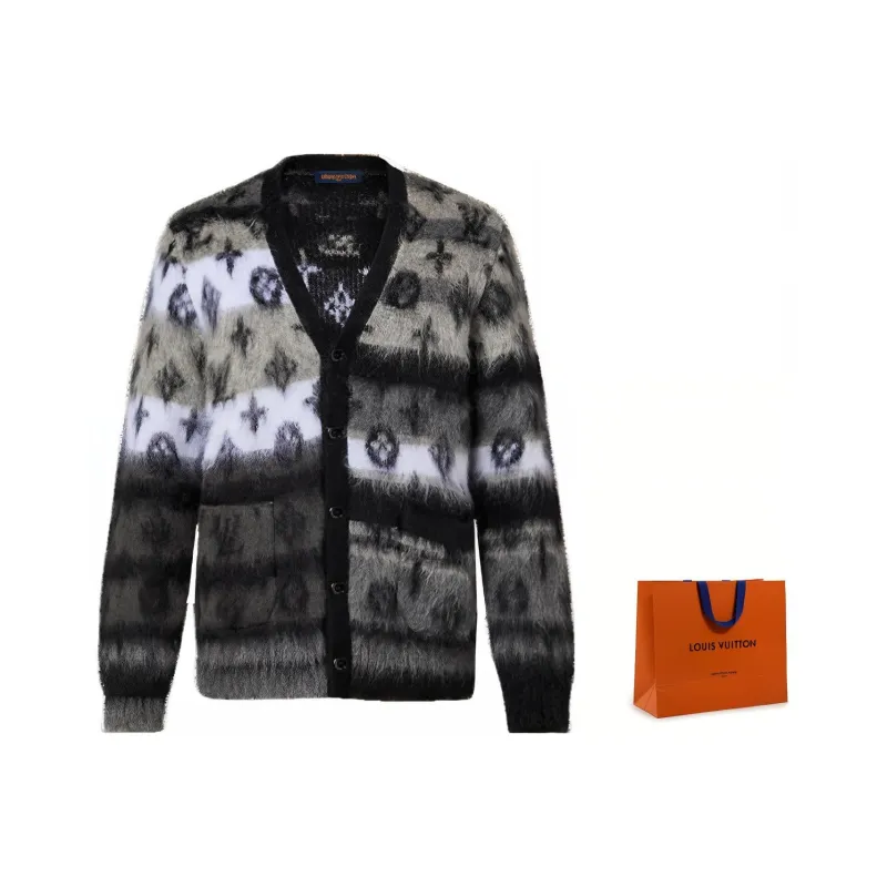 LOUIS VUITTON FW23 Knitwear Men's Black-11