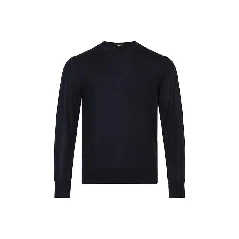 Ermenegildo Zegna Sweaters Men Navy Blue-0