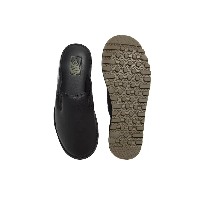 Vans Mountain Mule Abrasion Resistant Slip Resistant Closed Toe Slippers Unisex Black-3