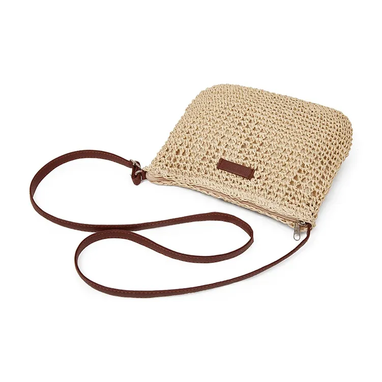 Old Man's Head Fabric Crossbody Bag Women's Beige/Light Brown-9