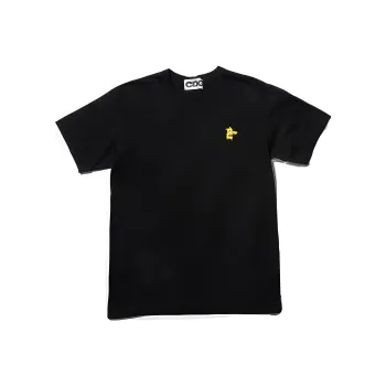 Pokemon X CDG T Shirts Unisex Black