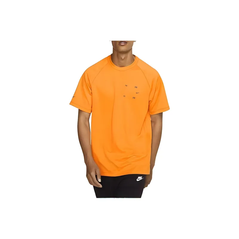 Nike T Shirts Men Orange-2