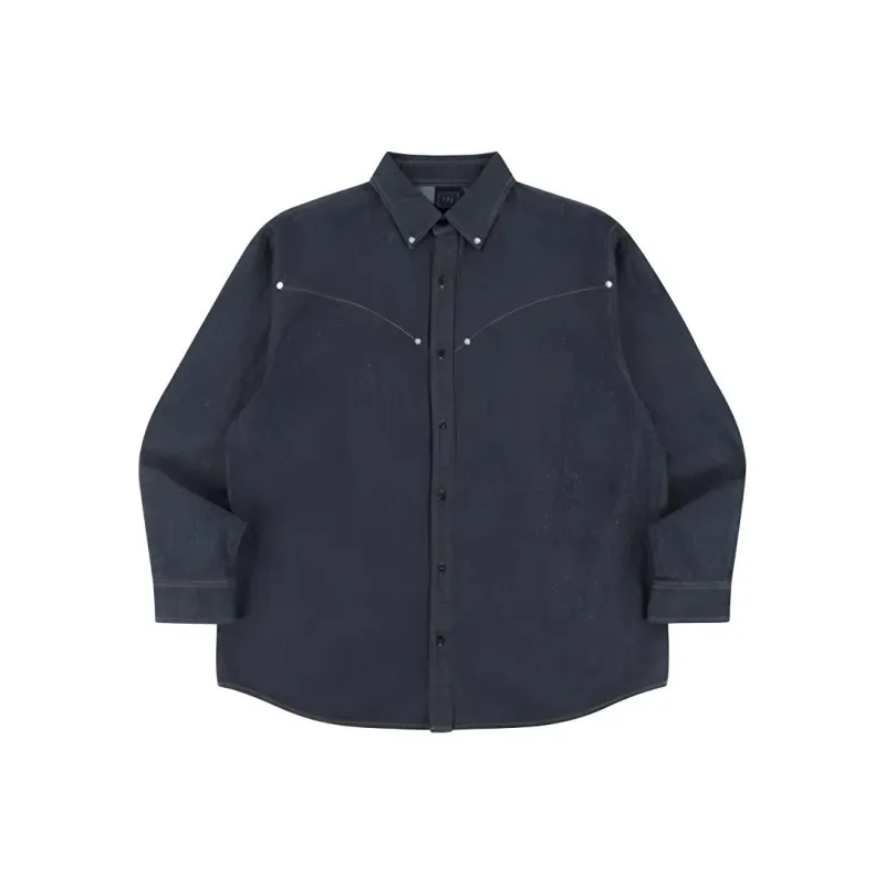 RMTCRW ROMANTIC CROWN FW24 Shirt Unisex Blue-0