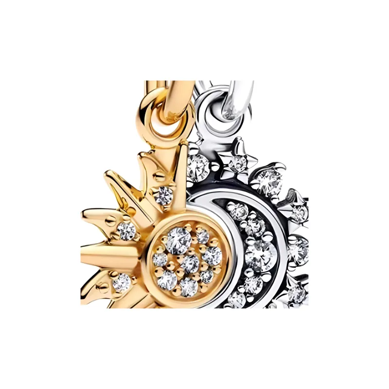 Pandora Gold Plated Charms / Pendants Women's Gold/Silver-1